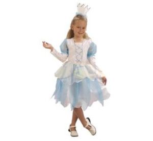 Карнавален костюм - Принцеса - синя - къса