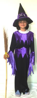 Карнавален костюм - Вещица лилава