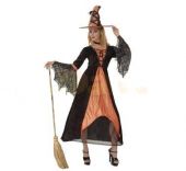 Карнавален костюм - Вещица-оранжева